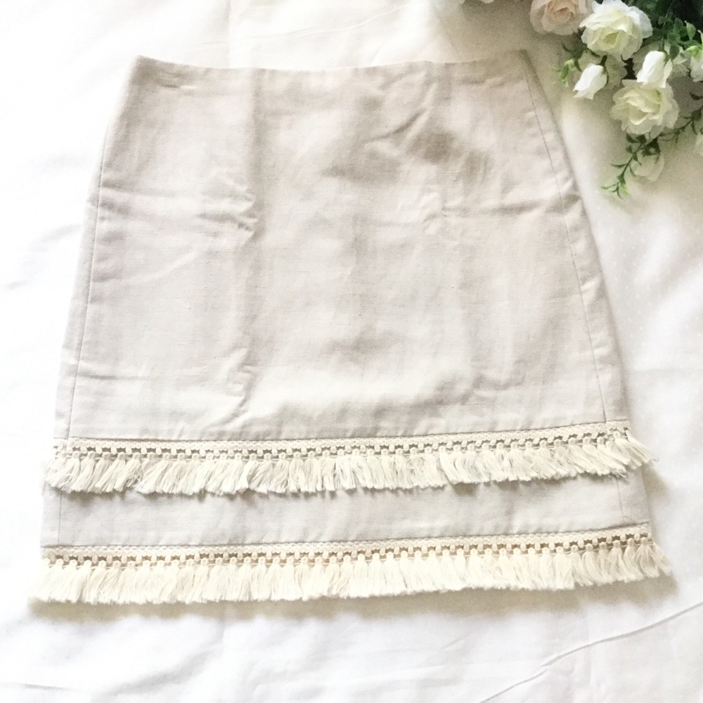 Linen Mini Skirt